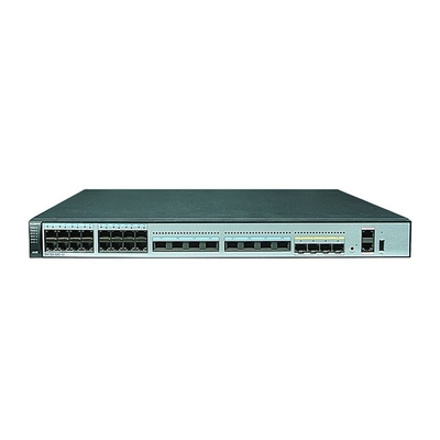 S6720-32C-SI-AC Huawei S6700 serie switches voorzien van 24 Ethernet 100M 1 2.5 5 10G poorten, 4 10 Gig SFP+