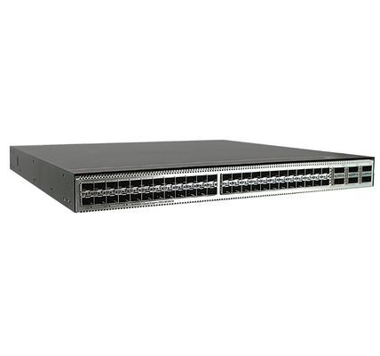 CE6863E-48S6CQ-F Huawei CloudEngine 6800 48*25G SFP28, 6*100G QSFP28, 2* wisselstroomvoorziening, luchtuitlaat aan de poortzijde
