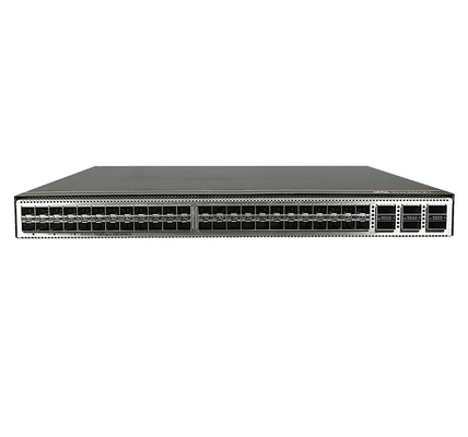 CE6863E-48S6CQ-F Huawei CloudEngine 6800 48*25G SFP28, 6*100G QSFP28, 2* wisselstroomvoorziening, luchtuitlaat aan de poortzijde
