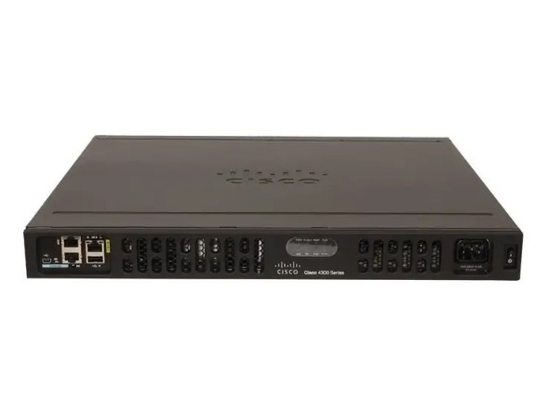 ISR4431-K9 ondersteunt 3 netwerkinterface-modules NIM-slots levert 500 Mbps tot 1 Gbps totale doorvoer