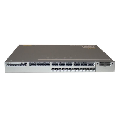 Cisco Switch WS-C3850-12S-SCatalyst 3850 serie 12 SFP Port Switch IP Base is de volgende generatie stapelbare switch op ondernemingsniveau die is geïntegreerd met 12 SFP-poorten in de IP-basisfunctieset