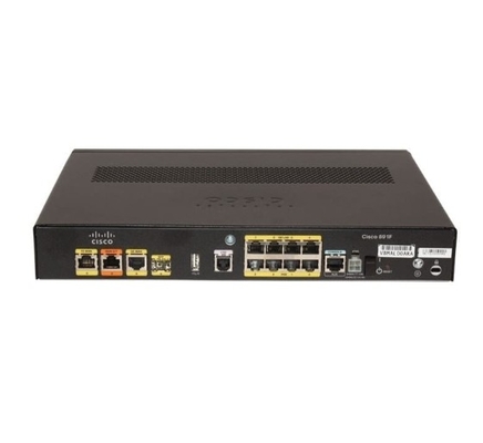 Cisco-Router C891F-K9 1 SFP 4 POE Veiligheids Draadloos Controlemechanisme AVC WAN