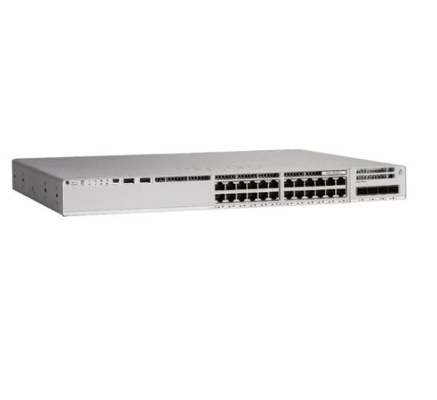 C9300X-12Y-E Catalyst 9300 12-poort 25G/10G/1G SFP28 met modulaire uplink Network Essentials