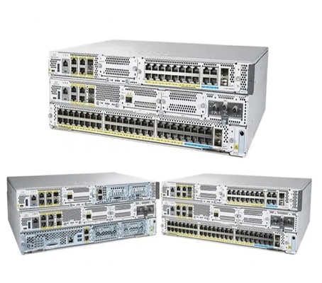 C8300-1N1S-4T2X - Cisco Catalyst 8300 Series Edge Platforms Series C8300 1RU w/ 10G WAN (1 SM-slot en 1 NIM-slot, en 2 x 10-Gigabit Ethernet- en 4 x 1-Gigabit Ethernet-poorten)