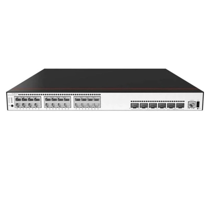 S5735-S24T4XE-V2 24*10/100/1000 Base-T-poorten 4*10GE SFP+-poorten 2*12GE Stack-poorten PoE+ zonder voedingsmodule