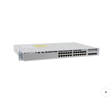 C9200L-24T-4G-E 48-poort 10/100/1000 Ethernet-switch met 4 1G-upplinks die geavanceerd netwerkbeheer en beveiliging biedt met essentiële netwerkfuncties