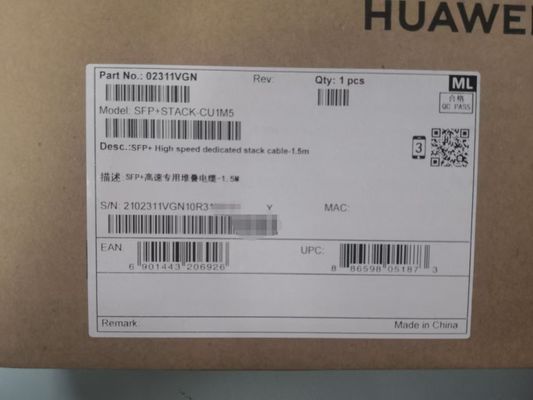 SFP+STACK-CU1M5  	 02311VGN
Huawei 10G SFP + SFP+ High Speed Dedicated Stack Kabel - 1,5m