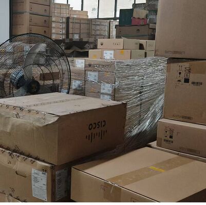 CE6860-SAN-F0, Huawei CE6800-schakelaar, 48x25GE SFP28/8x100GE QSFP28/2xAC PSU