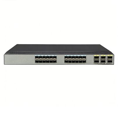 CE6870-24S6CQ-EI, Huawei CE6800 Switch, 24x10GE SFP+/6x100GE QSFP28/Geen ventilator en PSU