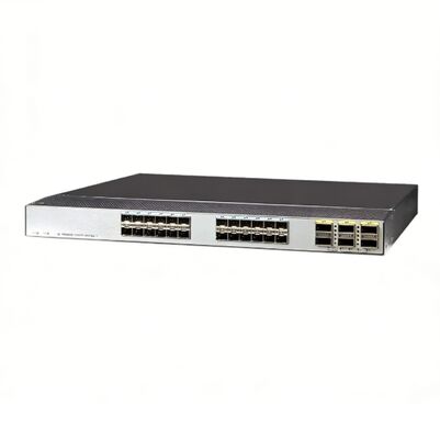 CE6870-24S6CQ-EI, Huawei CE6800 Switch, 24x10GE SFP+/6x100GE QSFP28/Geen ventilator en PSU