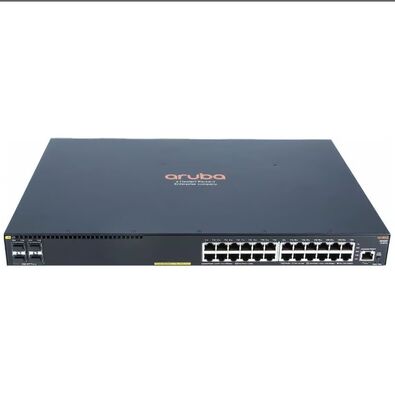 JL255A, Aruba 2930F-switch, 24xGE PoE+/4xSFP+/370W PoE-budget