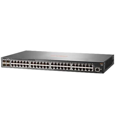 JL260A, Aruba 2930F-schakelaar, 48xGE/4xSFP/geen PSU