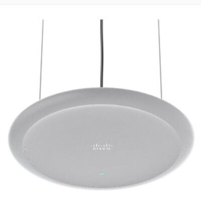 CS-MIC-CLGPRO: Cisco plafondmicrofoon Pro met 64-elementenarray, 8 AI-adaptieve balken