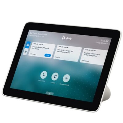 POLY GC8: 8" HD Touch Controller voor videoconferenties met USB-C/HDMI en Microsoft Teams-certificering