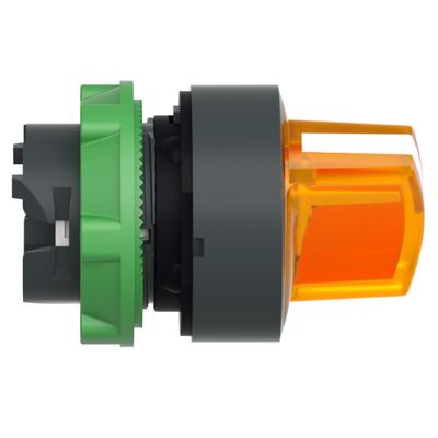 ZB5AK1253 Industriële Drukknopschakelaar met 22mm Paneelmontage 1NO+1NC Contact en IP66 Bescherming