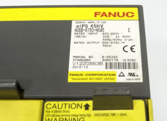 FANUC A06B-6151-H045 Servoversterkermodule met 4,5 kW nominale vermogen voor hoge precisiebeheersing in industriële automatisering