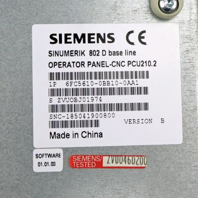 Siemens 6FC5610-0BB10-0AA1 SINUMERIK 802D CNC-besturingsmodule