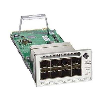 Cisco C9300X-NM-8Y Catalyst 9300 Series Network Expansion Module met 8 SFP-poorten en 25 Gbps gegevenssnelheid