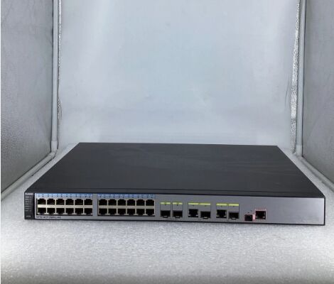 S5700-28P-LI-24S-BAT, Huawei S5700 Switch, 28xGig SFP/4x10/100/1000 of SFP/1 batterijsleuf