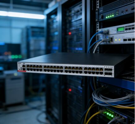 RG-S5310-48GT4XS-P-E Layer 3 PoE+ switch, 48x1000M RJ45, 4x10G SFP+, 1570W PoE-budget, dubbele redundante voeding