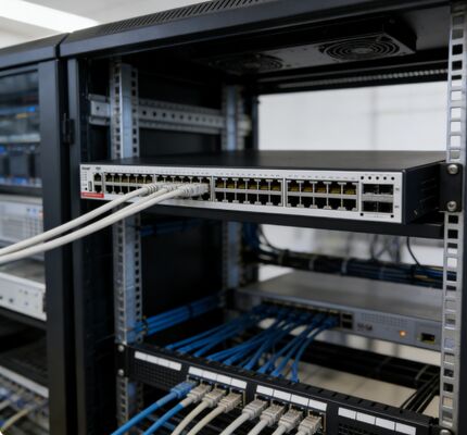 RG-S5310-48GT4XS-P-E Layer 3 PoE+ switch, 48x1000M RJ45, 4x10G SFP+, 1570W PoE-budget, dubbele redundante voeding