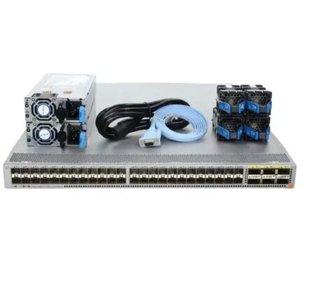Cisco Nexus 9300 Switch N9K-C9372TX-E met 48x10G Base-T, 6x40G QSFP+ poorten en 1.44Tbps doorvoer