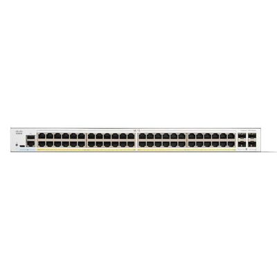 C1300-48P-4X, Cisco Catalyst 1300 Switch, 48x PoE+/370W, 4x 10G SFP+, Rack-monteerbaar
