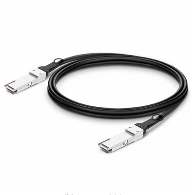 QSFP28 DAC-kabel 100 Gbps Passive Copper Direct Attach Cable met een lengte van 5 M voor hogesnelheidsinterconnectie