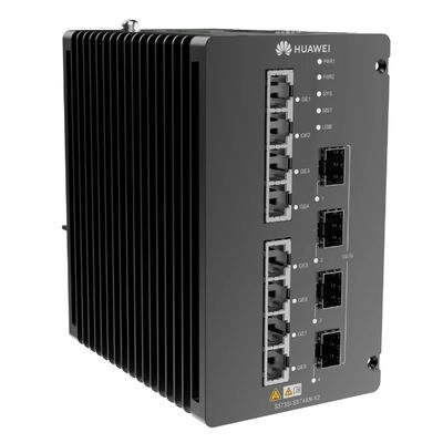 Huawei CloudEngine S5735I-S8T4XN-V2 industriële laag 3-schakelaar | 8×GE RJ45 + 4×10GE SFP+ DIN-Rail beheerde Ethernet-switch