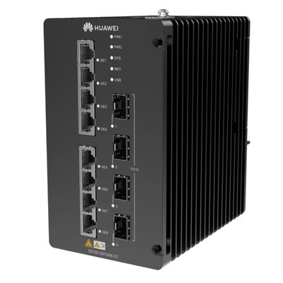 Huawei CloudEngine S5735I-S8T4XN-V2 industriële laag 3-schakelaar | 8×GE RJ45 + 4×10GE SFP+ DIN-Rail beheerde Ethernet-switch