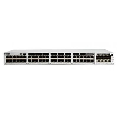 C9200-48P-E, Cisco Catalyst 9200 Switch, 48xPoE+ poorten/Netwerk Essentials/Laag 3