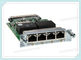Cisco Derde - de 4-haven van van de Module vwic3-4mft-T1/E1 van de Generatie Optische Zendontvanger T1/E1-Stem/WAN-Interfacekaart