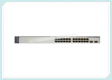 Cisco-de Havens van Laag 3 - 24 x 10/100 Ethernet van de Katalysatorschakelaar ws-c3750v2-24ts-s - IP Basis