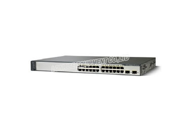 Cisco-de Havens van Laag 3 - 24 x 10/100 Ethernet van de Katalysatorschakelaar ws-c3750v2-24ts-s - IP Basis