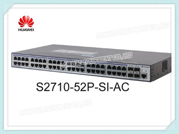 S2710-52P-SI-AC Huawei S2700 Series Switch 48 X 10/100 Ports 4 Gig SFP AC 110 / 220V wordt geleverd in de standaardversie (SI) en de verbeterde versie (EI)