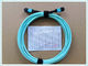 Van de fabrieksprijs MPO de vezeloptische MPO kabel van het flardkoorden om4 om3 10m