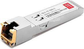 GLC - TE 1000BASE - T SFP Transceiver Module ondersteunt tot 100m linklengtes over een koperen verbinding via een RJ-45 connector