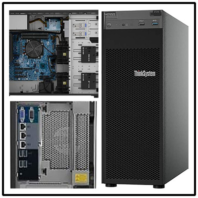 Server ThinkSystem ST250 V2 – 3yr-de Server van de Garantietoren met inbegrip van Intel Xeon 3.3GHz cpu