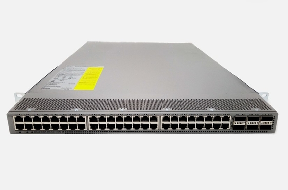 N9K-C93108TC-FX Nexus 9300 met 48p 10G BASE-T en 6p 40G/100G QSFP28, MACsec