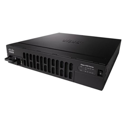 ISR4351-SEC/K9 200Mbps-400Mbps Systeemdoorvoer 3 WAN/LAN-poorten 3 SFP-poorten Multi-Core CPU 2 Service Module Slots