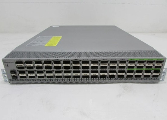 N9K-C9364C Nexus 9000-serie C9364C 64xQSFP28-poorten 100GBase-X + 2xSFP+ poorten Layer3 beheerde 2U Gigabit Ethernet-switch