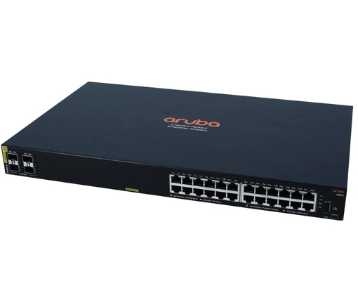 R8N87A HPE R8N87-61001 Aruba 6000 24g Class4 Poe 4sfp 370w Schakelaar - Schakelaar - 24 poorten - Beheerd - Rack-montagebaar