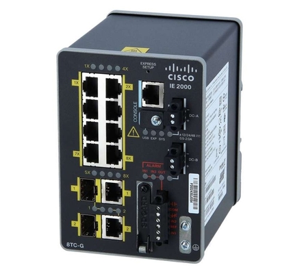 IE-2000-8TC-GB IE-2000-8TC-G-B - Industrial Ethernet 2000 serie IE 8 10/100 2 T/SFP basis