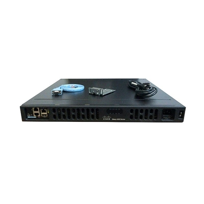 ISR4331 SEC K9 100Mbps 300Mbps systeemdoorvoer 3 WAN LAN-poorten 2 SFP-poorten multi Core CPU