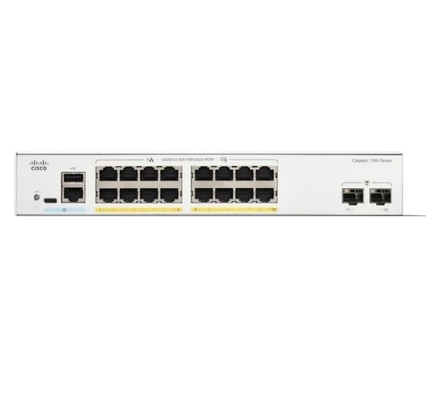 C1300-16P-2G Cisco C1300-16P-2G - Cisco Switches Catalyst 1300 16-poort GE, PoE, 2x1G SFP