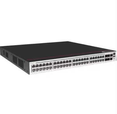 S5735-S48P4XE-V2 48*10/100/1000BASE-T-poorten 4*10GE SFP+-poorten 2*12GE Stack-poorten PoE+ zonder voedingsmodule