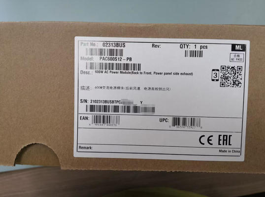 PAC600S12-PB 
600W wisselstroommodule (na de voorluchtweg, zijdelingse stopcontact van het voedingspaneel)