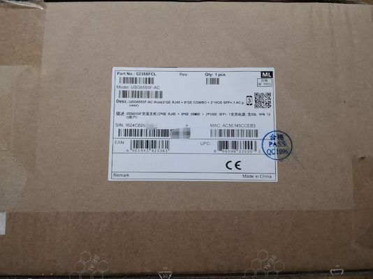 USG6555F-AC Huawei USG6555F-AC Firewall USG6555F AC Host (2*GE RJ45 + 8*GE COMBO + 2*10GE SFP+, 1 AC stroomtoevoer)