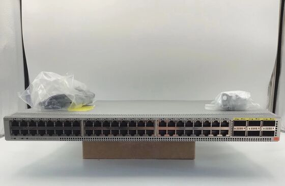 Cisco Nexus 9300 Switch N9K-C9372TX-E met 48x10G Base-T, 6x40G QSFP+ poorten en 1.44Tbps doorvoer