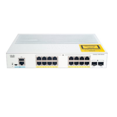 Cisco C1000-16T-2G-L Catalyst 1000 16-poorts Gigabit Ethernet beheerde switch met 2 Gigabit SFP-uplinks | Enterprise-netwerkswitch